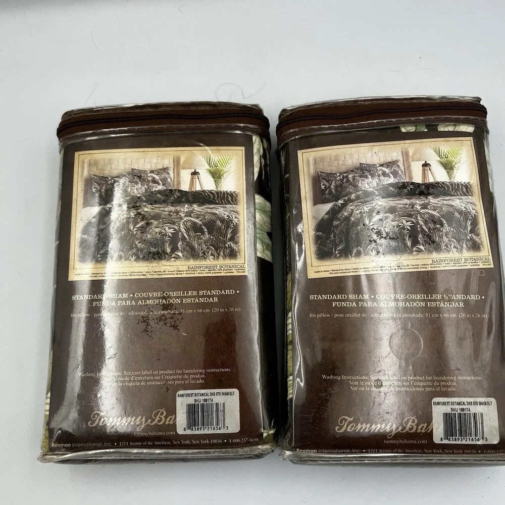 NEW! Tommy Bahama Home Rainforest Botanical Standard 20
